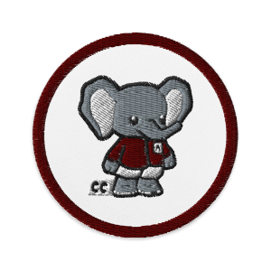 Anime Elephant - Embroidered patches