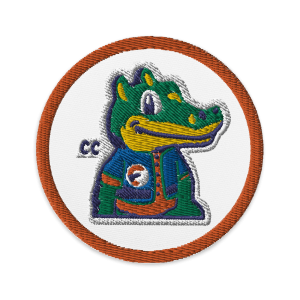 Anime Gator - Embroidered patches
